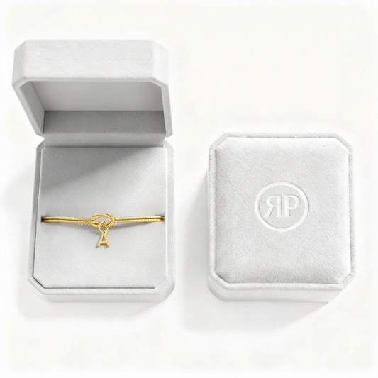 Initialen Armband "Knoop"