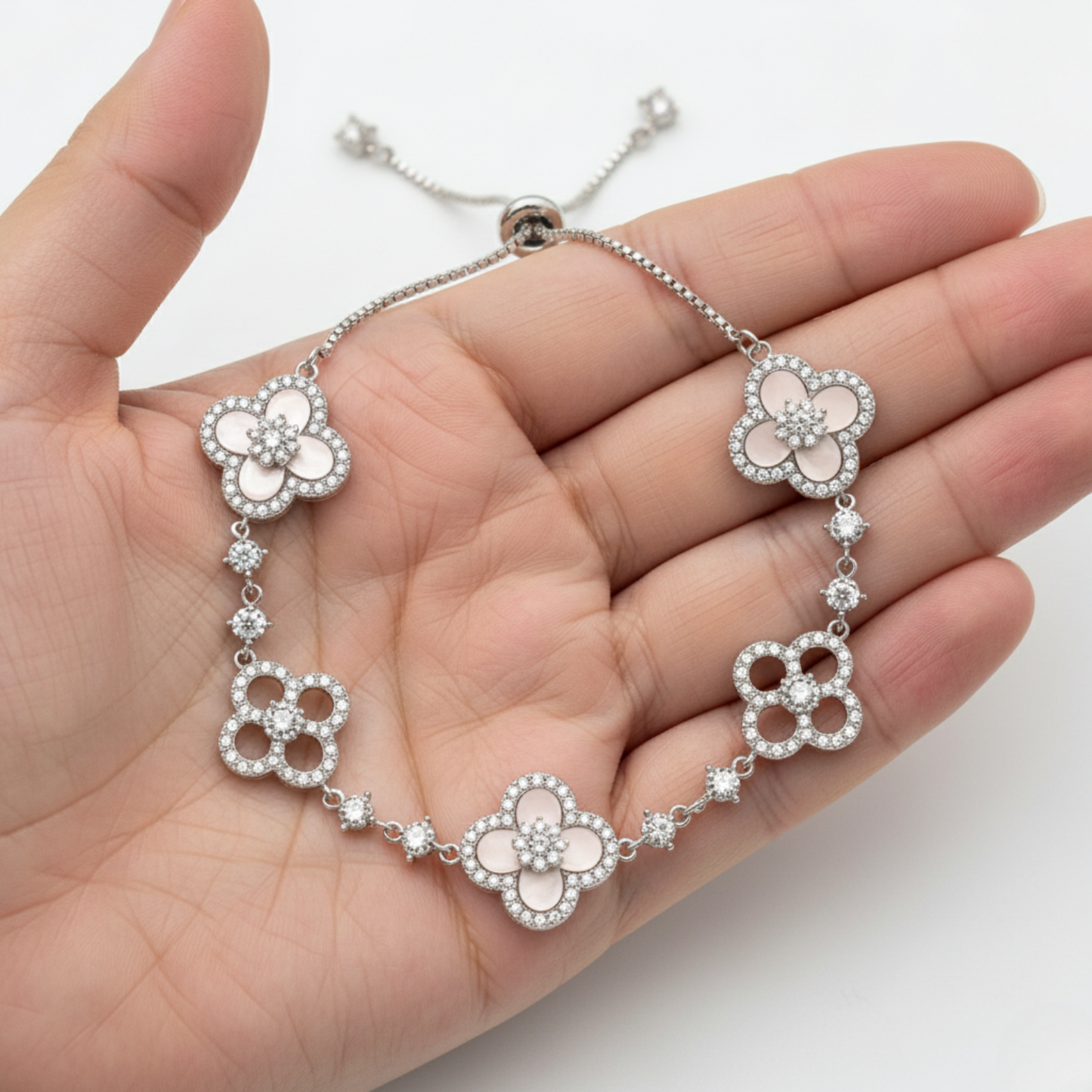 Armband "Diamond Blossom"