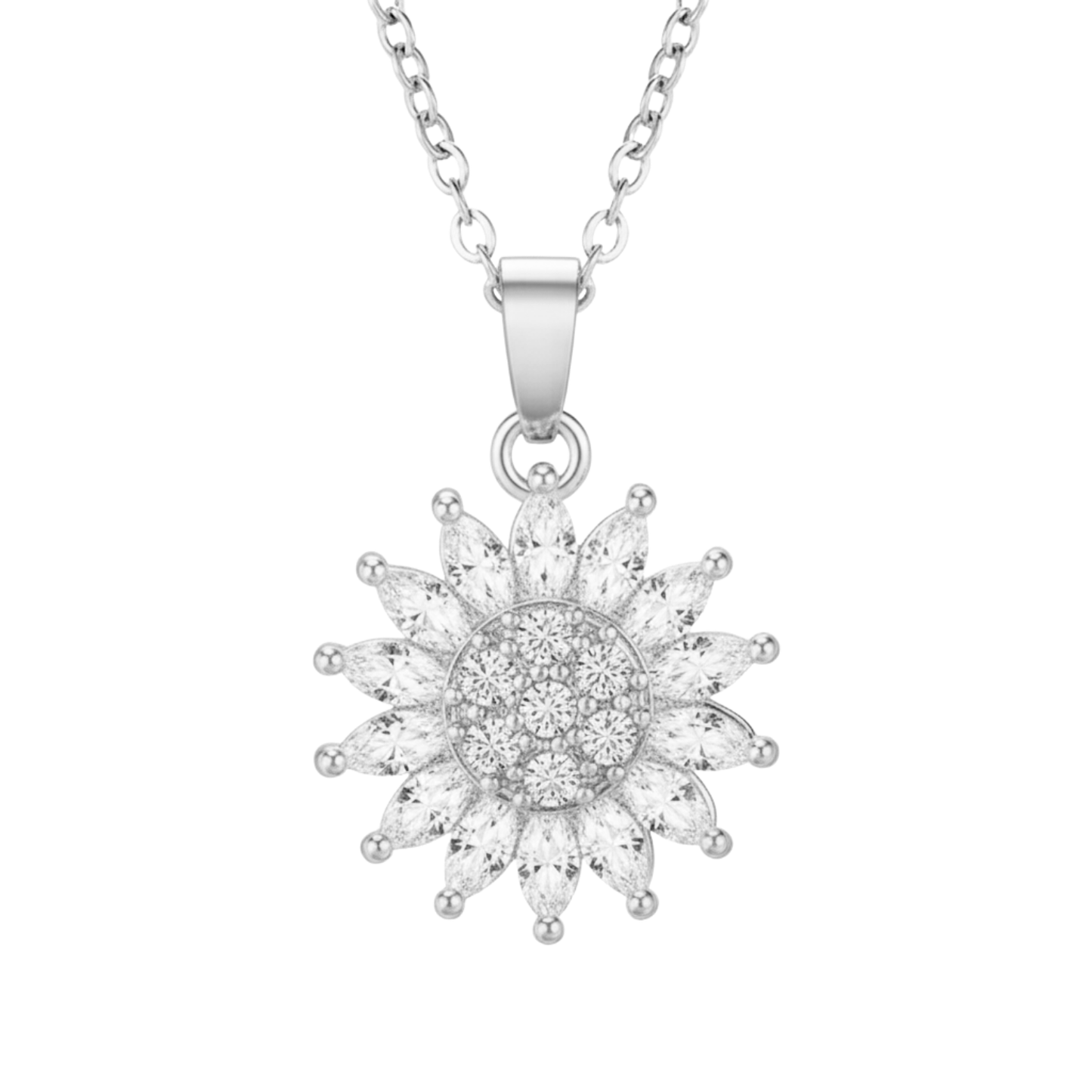 Draaibare Ketting "Zonnebloem"