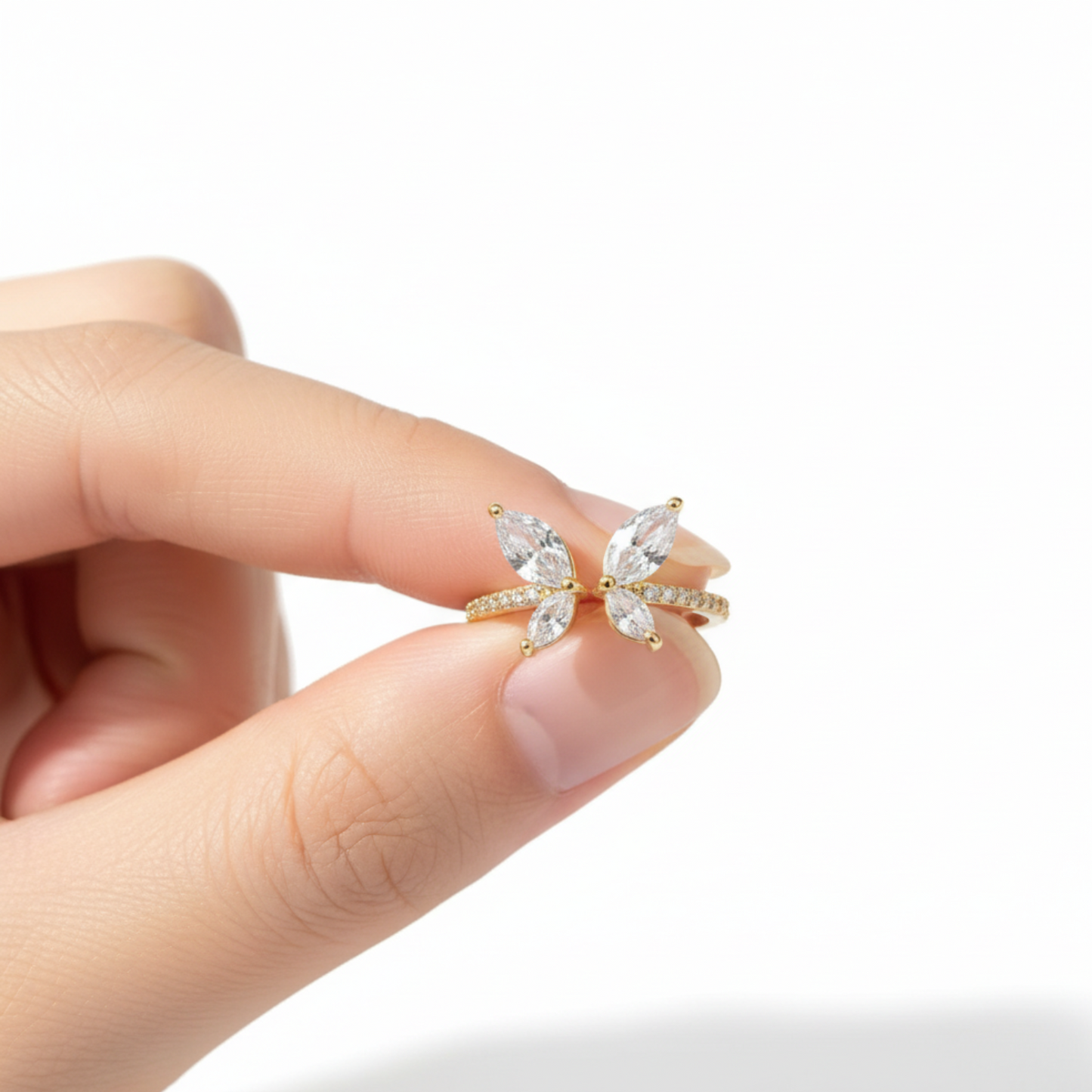 Verstelbare ring "Glowfly ring"