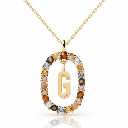 Initialen Ketting "Regenboog"