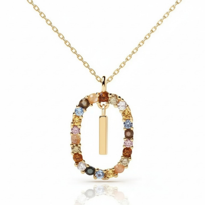 Initialen Ketting "Regenboog"