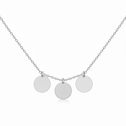 Initial Necklace “Initial disc”