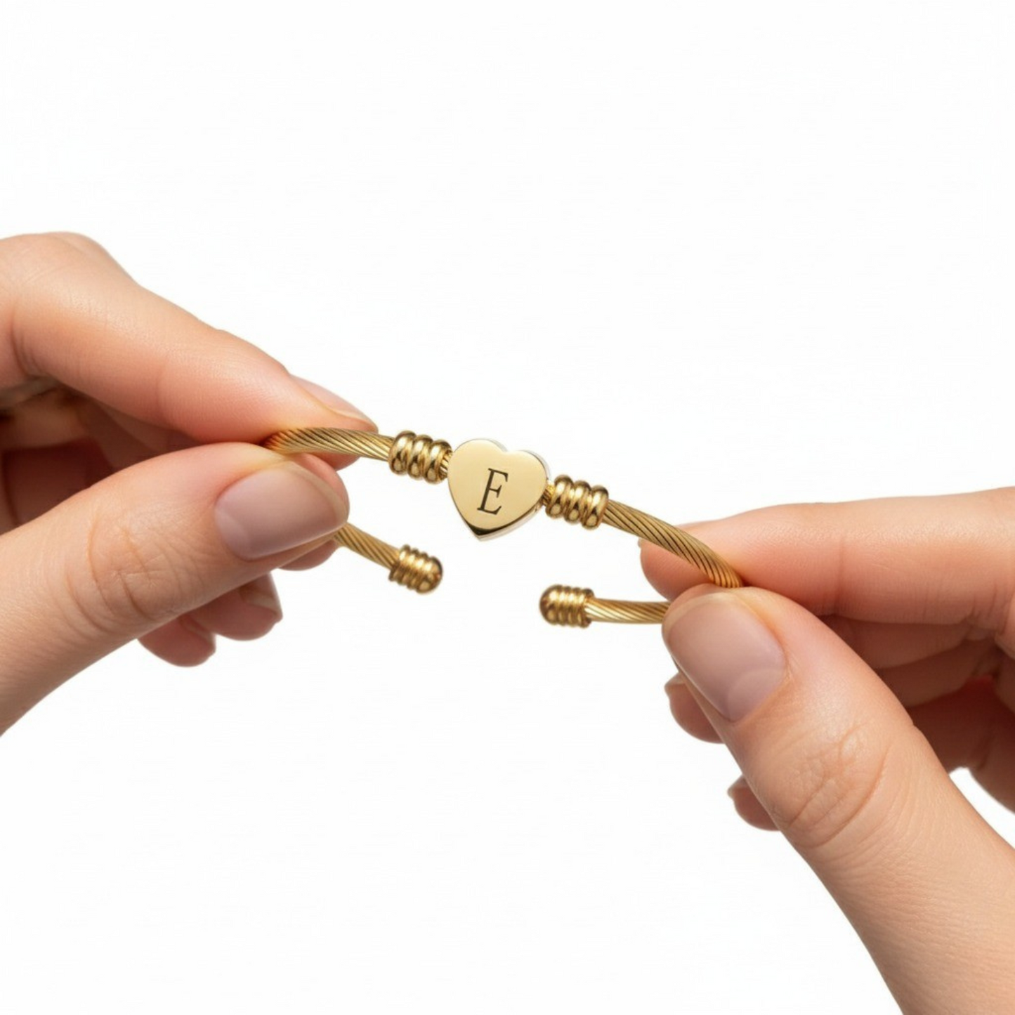 Initialen Armband "Hart"