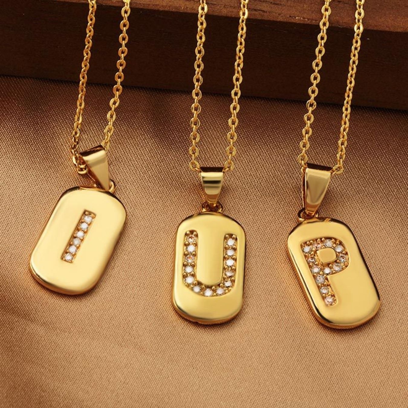 Initialen Ketting "Glow Sparkle"