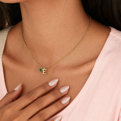 Initialen Ketting "Eeuwige Fluistering"