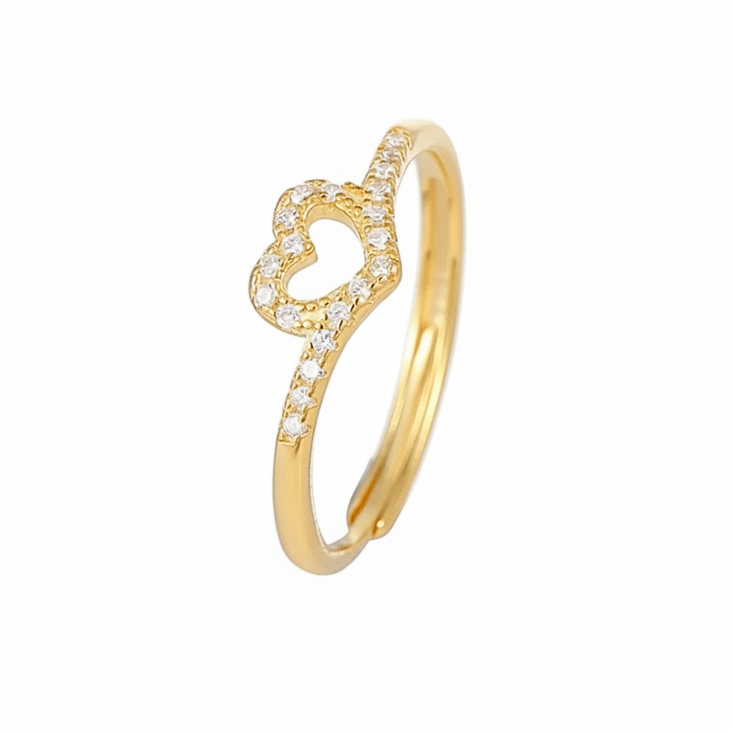 Verstelbare ring "Pure Love"
