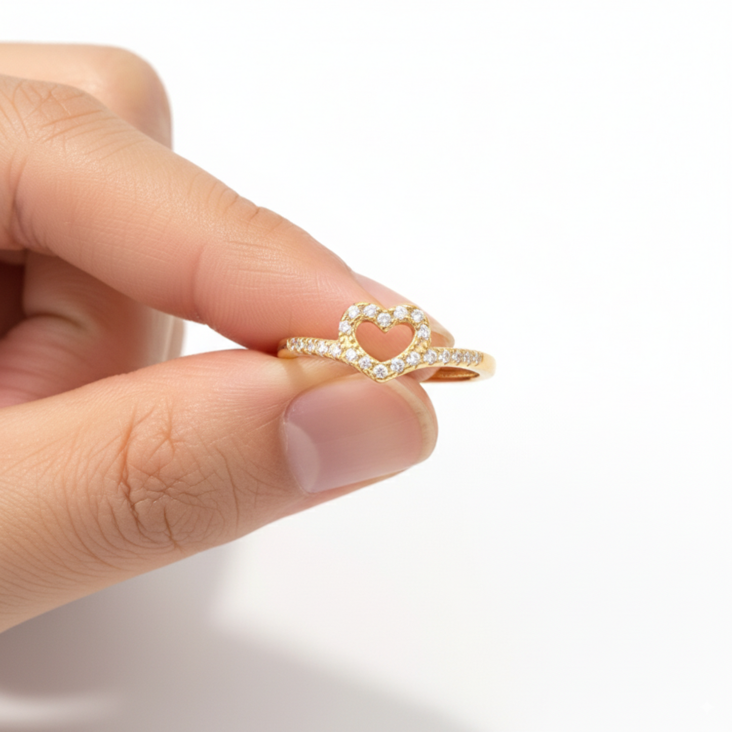 Verstelbare ring "Pure Love"