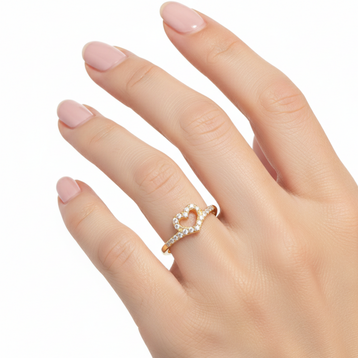 Verstelbare ring "Pure Love"