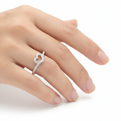 Verstelbare ring "Pure Love"