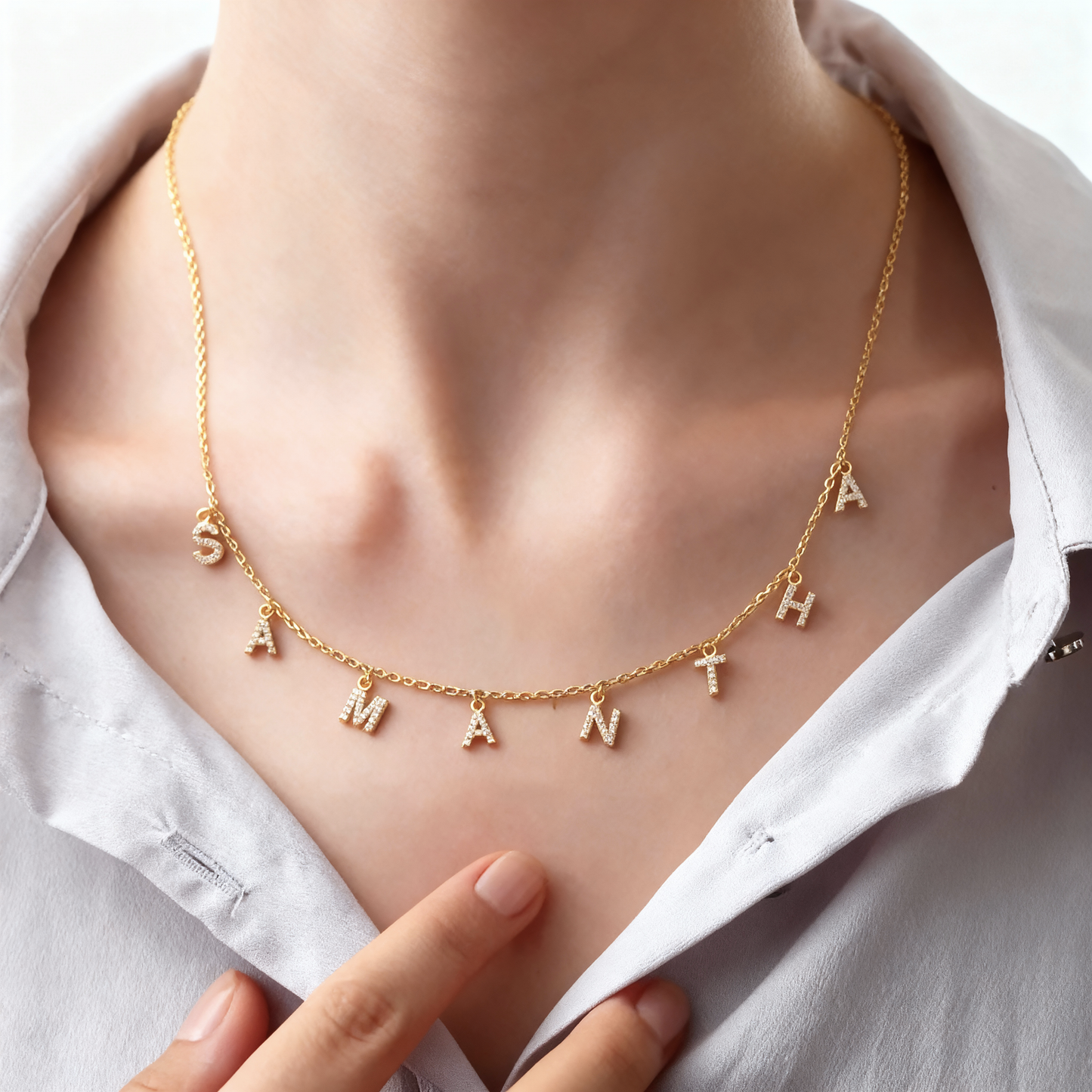 Naamketting "Sparkles"