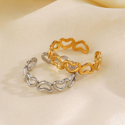 Verstelbare ring "Love Link"