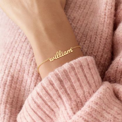 Naam Armband "Wonderful"