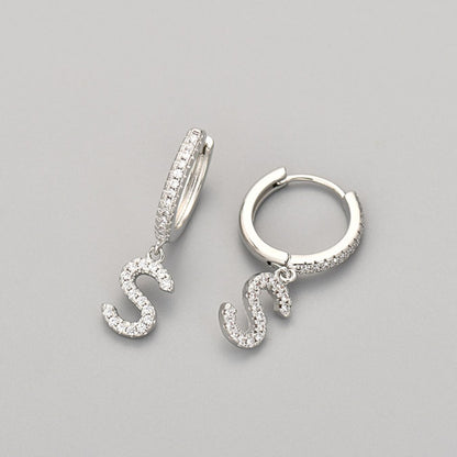 Oorbellen met initialen "Crystal"