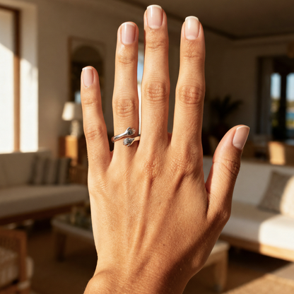 Verstelbare ring "Immortal Love"