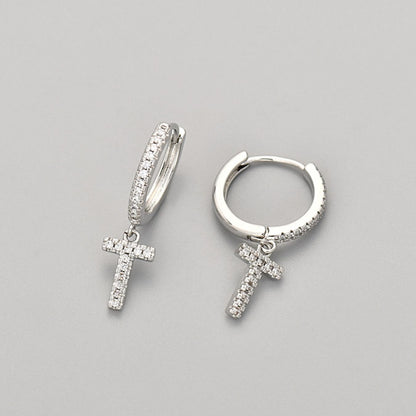 Oorbellen met initialen "Crystal"