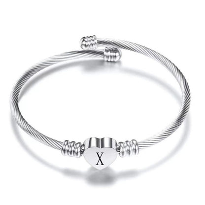 Initialen Armband "Hart"