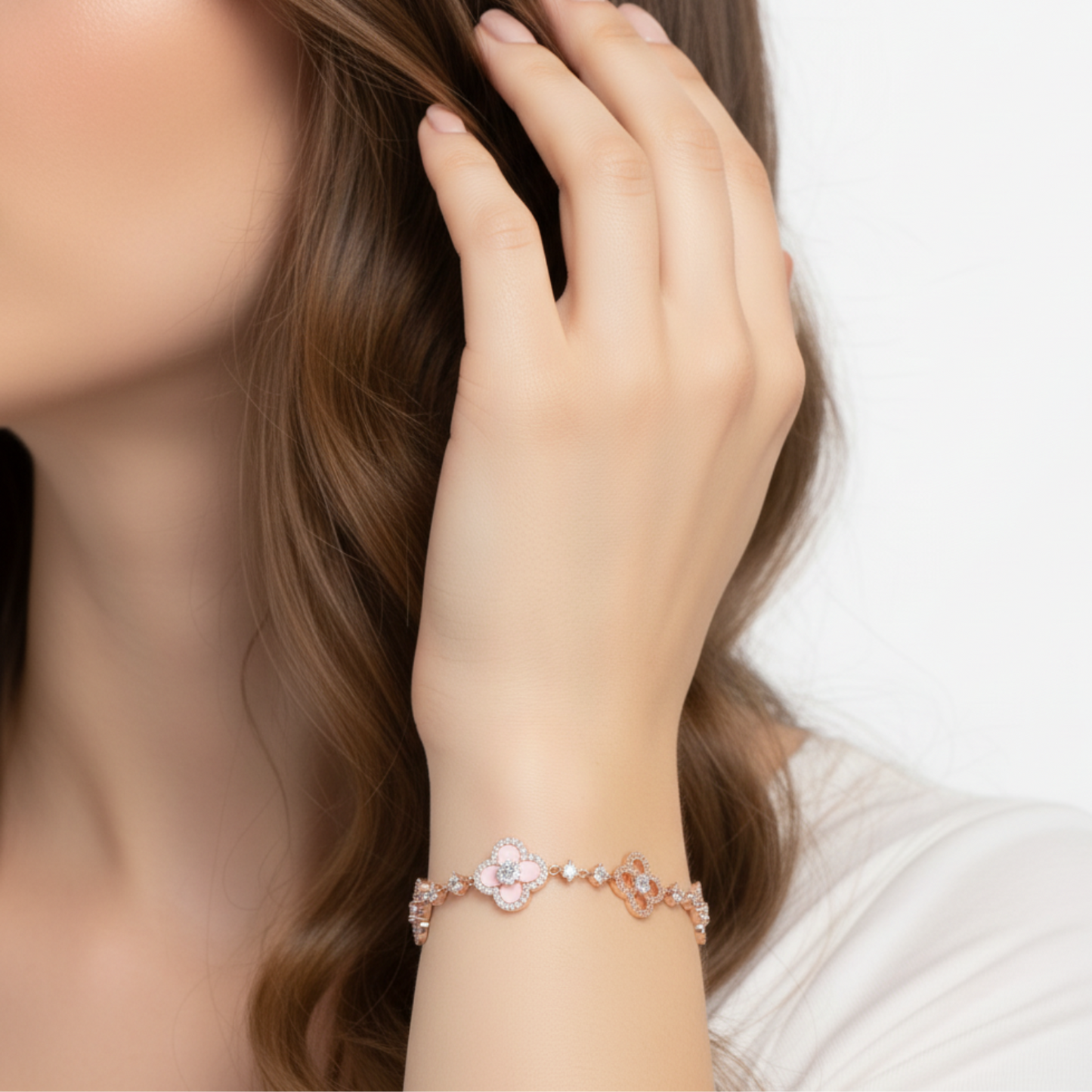 Armband "Diamond Blossom"