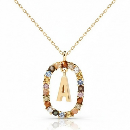 Initialen Ketting "Regenboog"