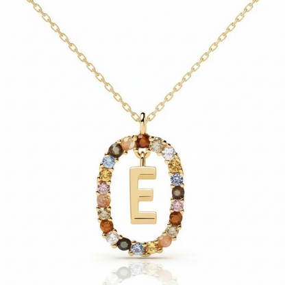 Initialen Ketting "Regenboog"