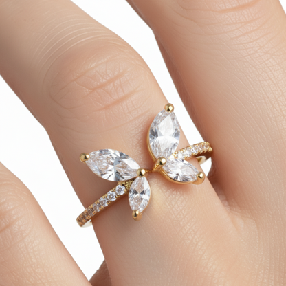 Verstelbare ring "Glowfly ring"