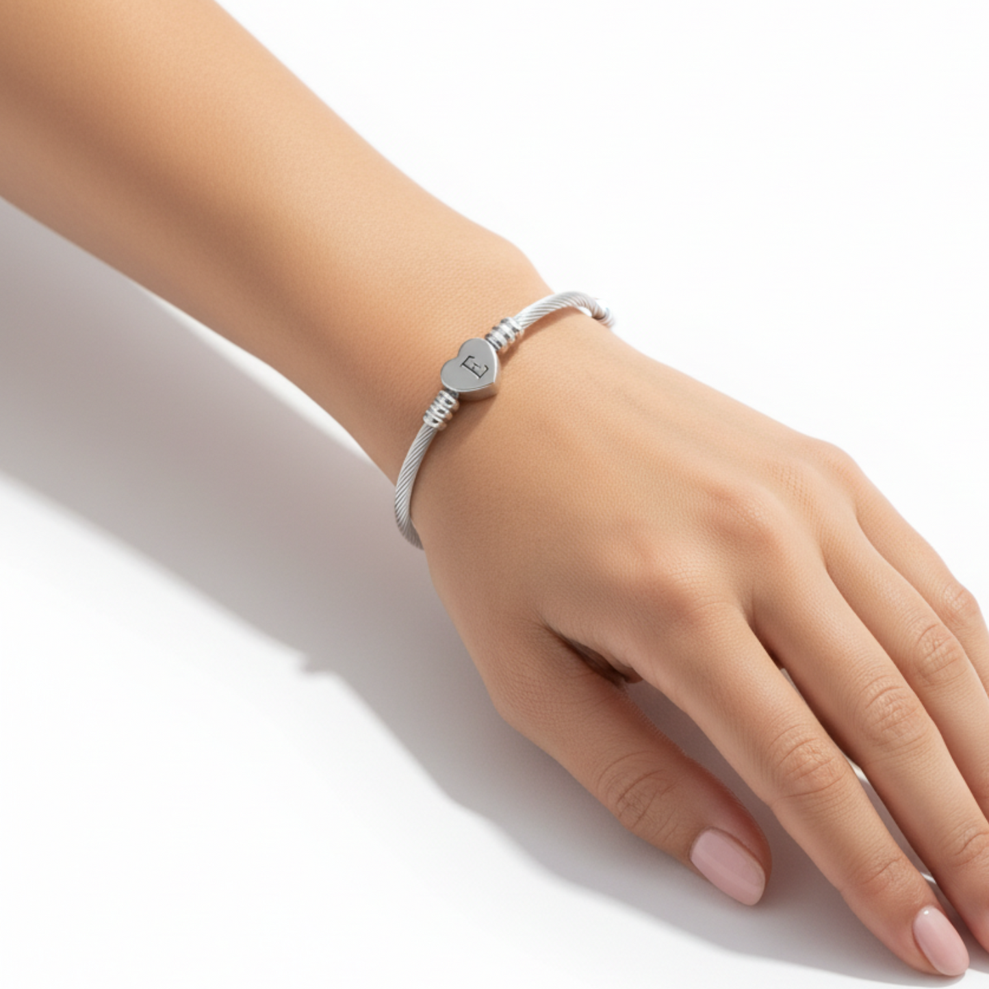 Initialen Armband "Hart"