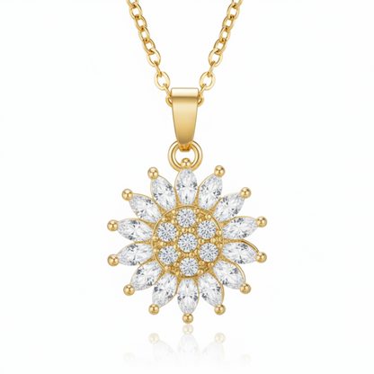 Draaibare Ketting "Zonnebloem"