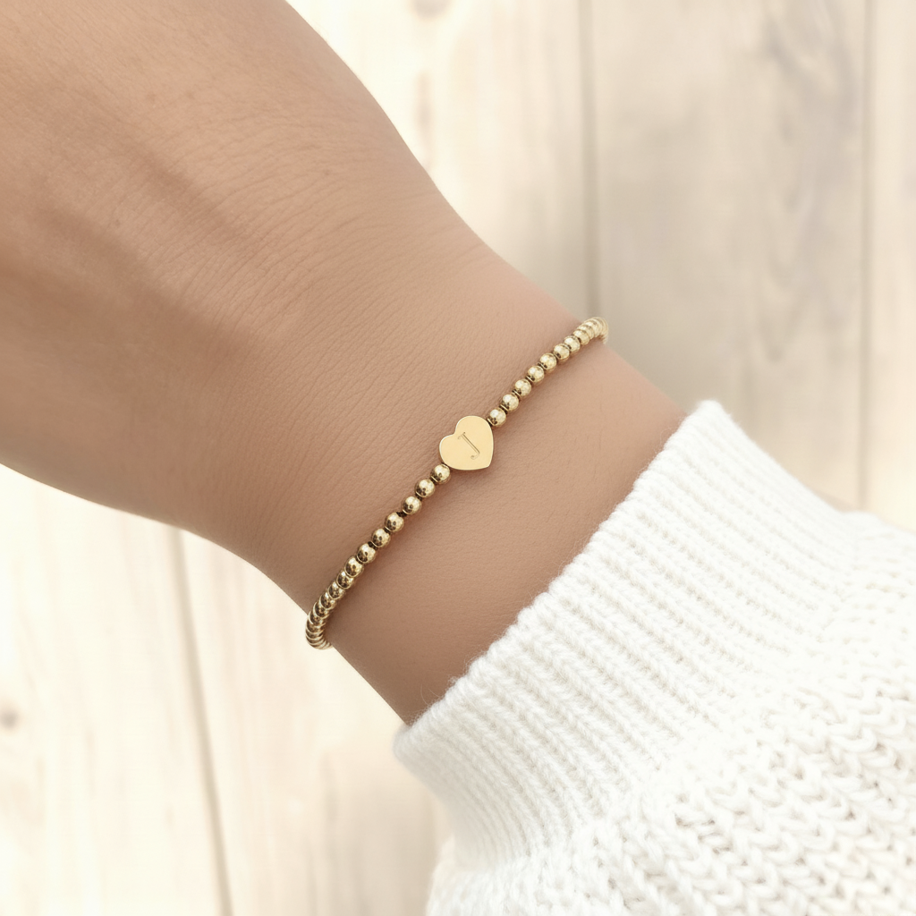 Initialen Armband "Pearly"