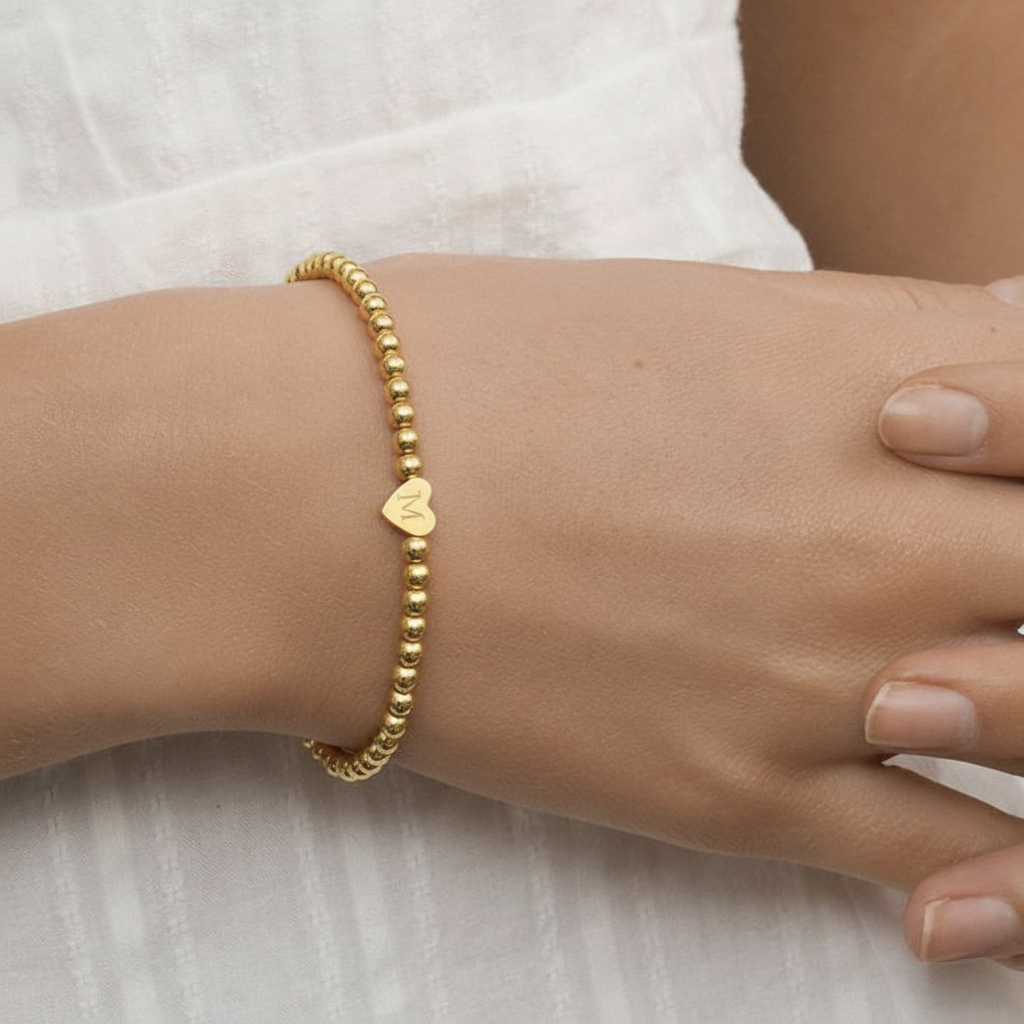 Initialen Armband "Pearly"