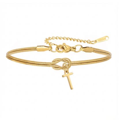 Initialen Armband "Knoop"