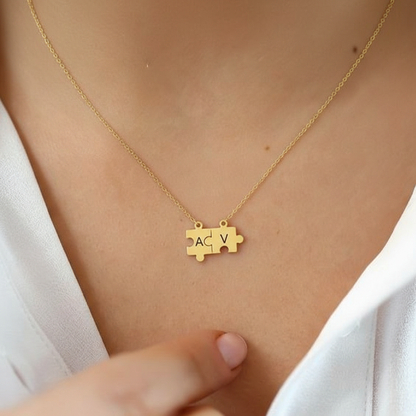 Initialen Ketting "Puzzle Bond"