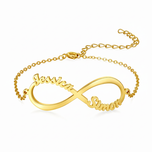 Naam Armband "Eeuwige Band"