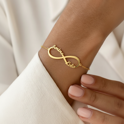 Naam Armband "Eeuwige Band"