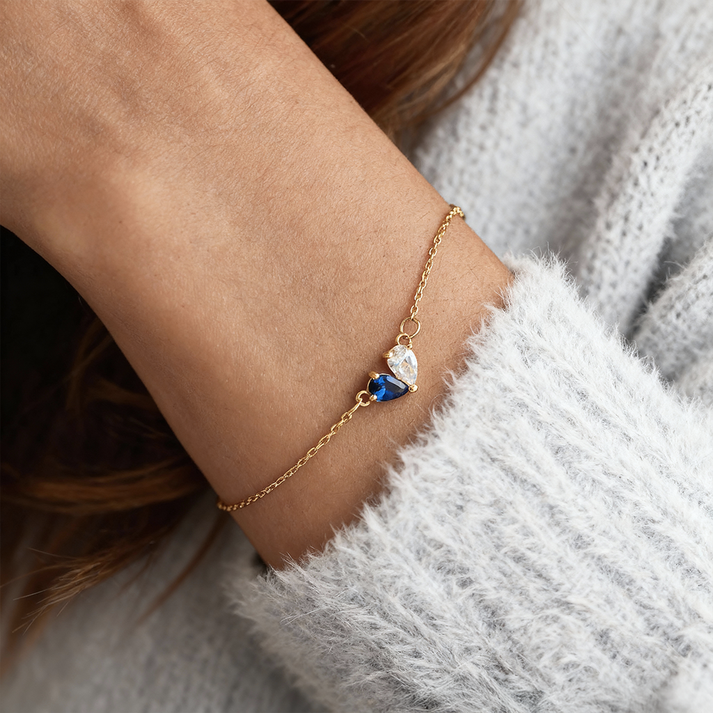 Armband "Twin Hearts"