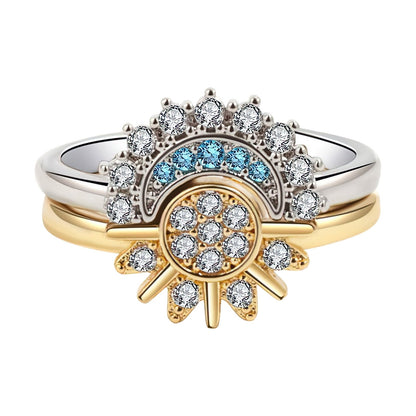 RICCARDI - ENSEMBLE DE BAGUES "Eclipse Glow" - Riccardi