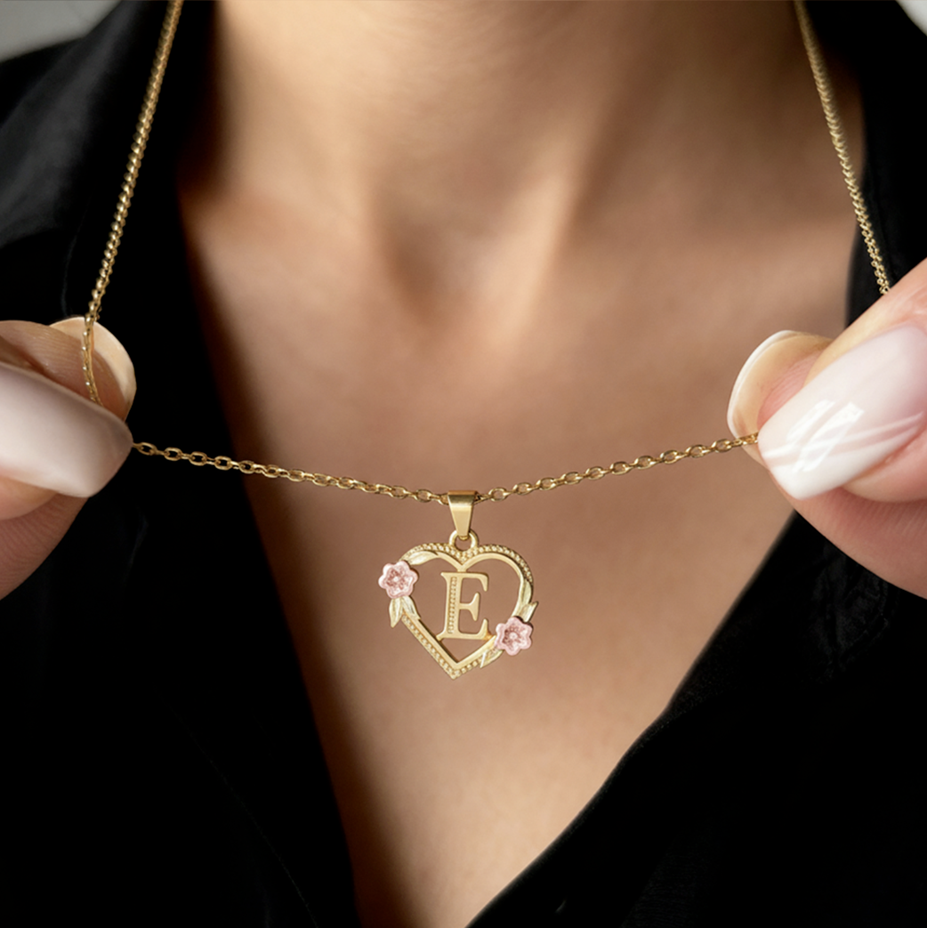 Initialen Ketting "Bloom"