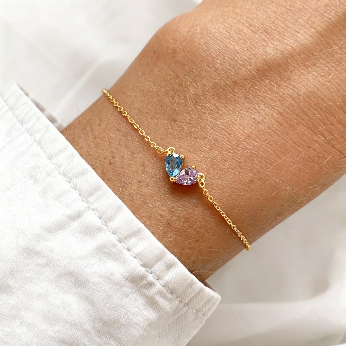 Armband "Twin Hearts"