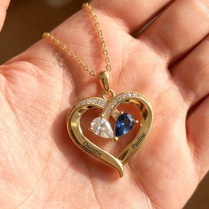 Naamketting "Verstrengelde Harten"