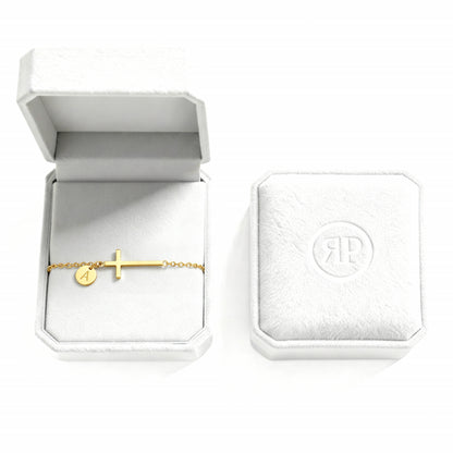 Armband met initialen "Kruis"